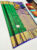 Latest Design Pure Kanjivaram Fancy Silk Saree Green Color w/ Blouse