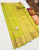 Latest Design Pure Kanjivaram Fancy Silk Saree Green Color w/ Blouse