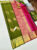 Unique Design Pure Kanjivaram Fancy Silk Saree Green Color w/ Blouse