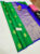 Pure Kanjivaram Fancy Silk Saree Green Color W/ Blouse