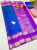 Trendy Design Pure Kanjivaram Fancy Silk Saree Ink Blue Color w/ Blouse