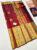 Pure Kanjivaram Fancy Silk Saree Kumkum Red Color w/ Blouse