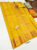 New Design Pure Kanjivaram Fancy Silk Saree Lemon Yellow Color w/ Blouse