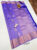 New Design Pure Kanjivaram Fancy Silk Saree Lavender Color w/ Blouse