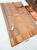 Pure Kanjivaram Fancy Silk Saree Light Brown Color w/ Blouse