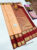Pure Kanjivaram Fancy Silk Saree Light Peach Color w/ Blouse