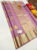 Pure Kanjivaram Fancy Silk Saree Light Purple Color w/ Blouse