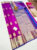 Pure Kanjivaram Fancy Silk Saree Magenta Color w/ Blouse