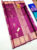 New Trendy Design Pure Kanjivaram Fancy Silk Saree Magenta Color w/ Blouse