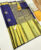 New Design Big Border Pure Kanjivaram Fancy Silk Saree Navy Blue Color