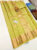 Beautiful Design Pure Kanjivaram Fancy Silk Saree Olive Green Color w/ Blouse