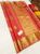 Pure Kanjivaram Fancy Silk Saree Orange Color w/ Blouse