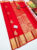 Latest Design Pure Kanjivaram Fancy Silk Saree Red Color w/ Blouse