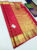 Unique Design Pure Kanjivaram Fancy Silk Saree Red Color w/ Blouse