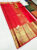 Pure Kanjivaram Fancy Silk Saree Red Color w/ Blouse