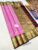 Latest Design Pure Kanjivaram Fancy Silk Saree Rose Color w/ Blouse