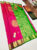 Trendy Design Pure Kanjivaram Fancy Silk Saree Rose Color w/ Blouse