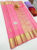 Beautiful Design Pure Kanjivaram Fancy Silk Saree Rose Color w/ Blouse