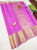 New Design Pure Kanjivaram Fancy Silk Saree Rose Color w/ Blouse