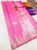 Temple Design Pure Kanjivaram Fancy Silk Saree Rose Milk Color w/ Blouse