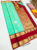 New Design Pure Kanjivaram Fancy Silk Saree Teal Green Color w/ Blouse