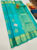 New Design Pure Kanjivaram Fancy Silk Saree Teal Green Color w/ Blouse