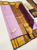 Trendy Design Pure Soft Silk Saree Light Violet Color w/ Blouse