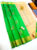 New Trendy Design Pure Soft Silk Saree Parrot Green Color w/ Blouse