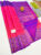 Unique Design Pure Soft Silk Saree Pink and Purple Color w/ Blouse