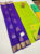 New Design Pure Soft Silk Saree Purple Color w/ Blouse
