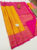 Beautiful Design Pure Silk Saree Yellow and Pink Color w/ Blouse