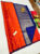 New Fancy Design Pure Soft Silks Saree Orange Color w/ Blouse