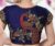 Latest Designer Blouse Peacock Thread Work Design Ink Blue Color