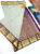 High Fancy Kanchipuram Silk Sarees Mix White w/ Violet Color