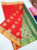 High Fancy Kanjivaram Silk Sarees Mix Red w/ Green Color
