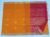 New Design Kanjivaram Kora Cotton Handloom Saree Carrot Orange w/ Red Color