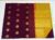 Annam Design Plum Brown Color Kanjivaram Kora Cotton Handloom Saree