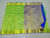 Kanjivaram Pure Silk Economy Wedding Sarees Full Small Mango Design Pear Green w/ Admiral Blue Color