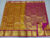 Amazing Design Kanchipuram Pure Silk Sarees Honey w/ Magenta Color