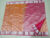 Amazing Design Kanchipuram Pure Silk Sarees Tiger Orange w/ Dark Rose Color