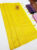 Latest & Trendy Kanjivaram Semi Silk Sarees Lime Yellow Color