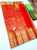 High Look Pure Kanjivaram Wedding Silk Sarees Chilli Red Color Full Zari Work