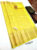 New Kanjivaram Pure Silk Sarees Lemon Yellow Color Copper Zari Work