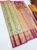 Flower Design Kanjivaram Pure Silk Saree Off White w/ Pink Color w/ Blouse