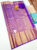 Animals Design Kanjivaram Pure Silk Sarees Purple Color