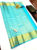 Latest Design Kanjivaram Pure Silk Sarees Sky Blue Color