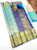 New Kanjivaram Pure Silk Sarees Light Green w/ Blue Color