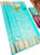 Kanjivaram Handloom Pure Silk Sarees Sky Blue Color