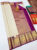 Kanjivaram Pure Silk Saree Bridal Collection Body White Porter Violet Color