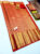 Different Design Kanjivaram Pure Wedding Silk Saree Apple Red Color w/ Blouse